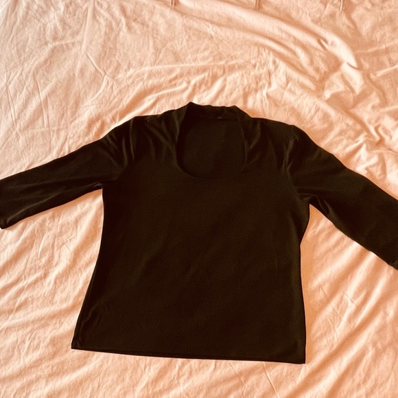 Square neckline T shirt Sz L - Picture 4 of 4